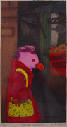 hunan chicken art print